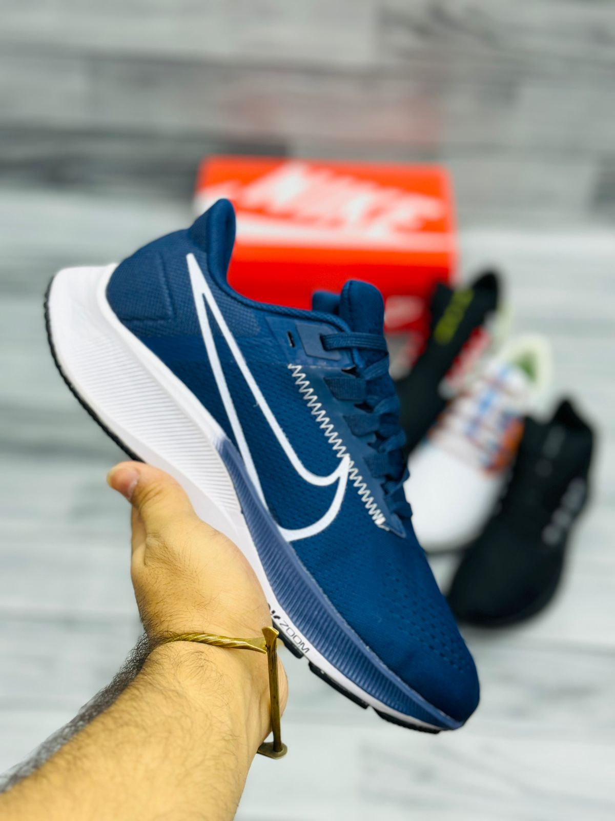 NKE Zoom - Pegasus 38 - Blue White 2.0