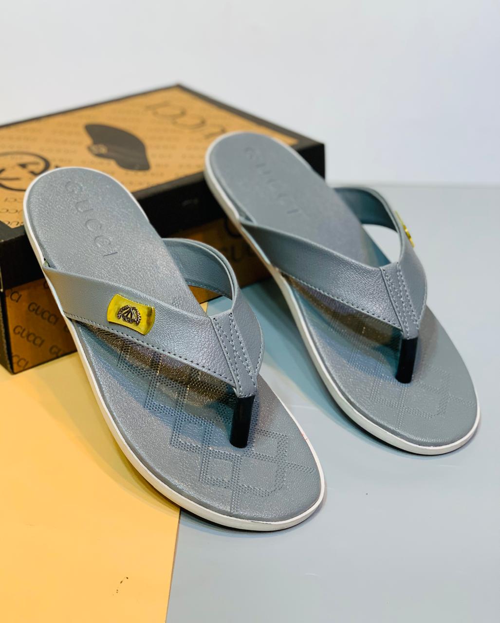 Guccci Medicate - Flip Flop - Grey