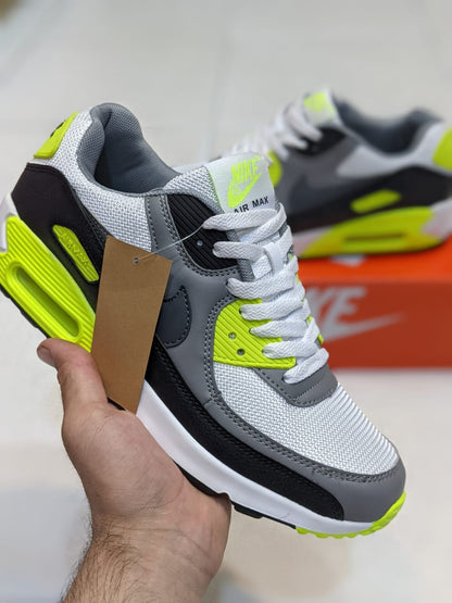 NKE Air Max 90 - White Green