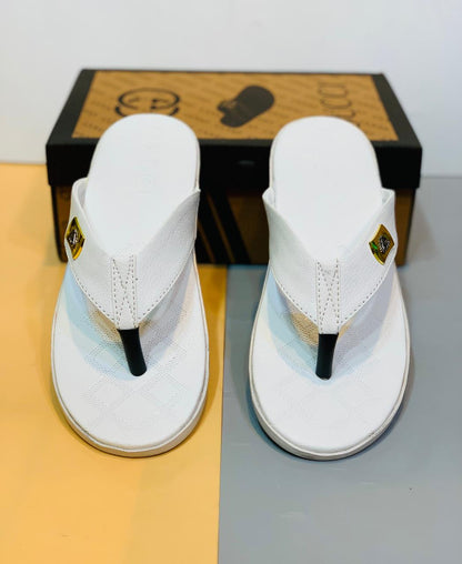 Guccci Medicate - Flip Flop - White