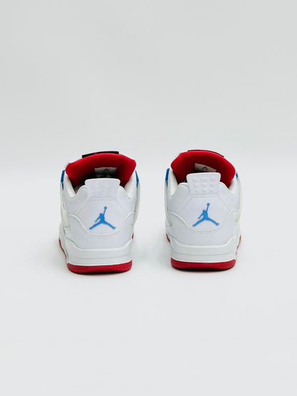 AR JDN  4 - Retro - White with Blue Red