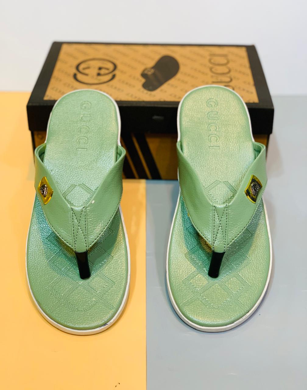 Guccci Medicate - Flip Flop - Green