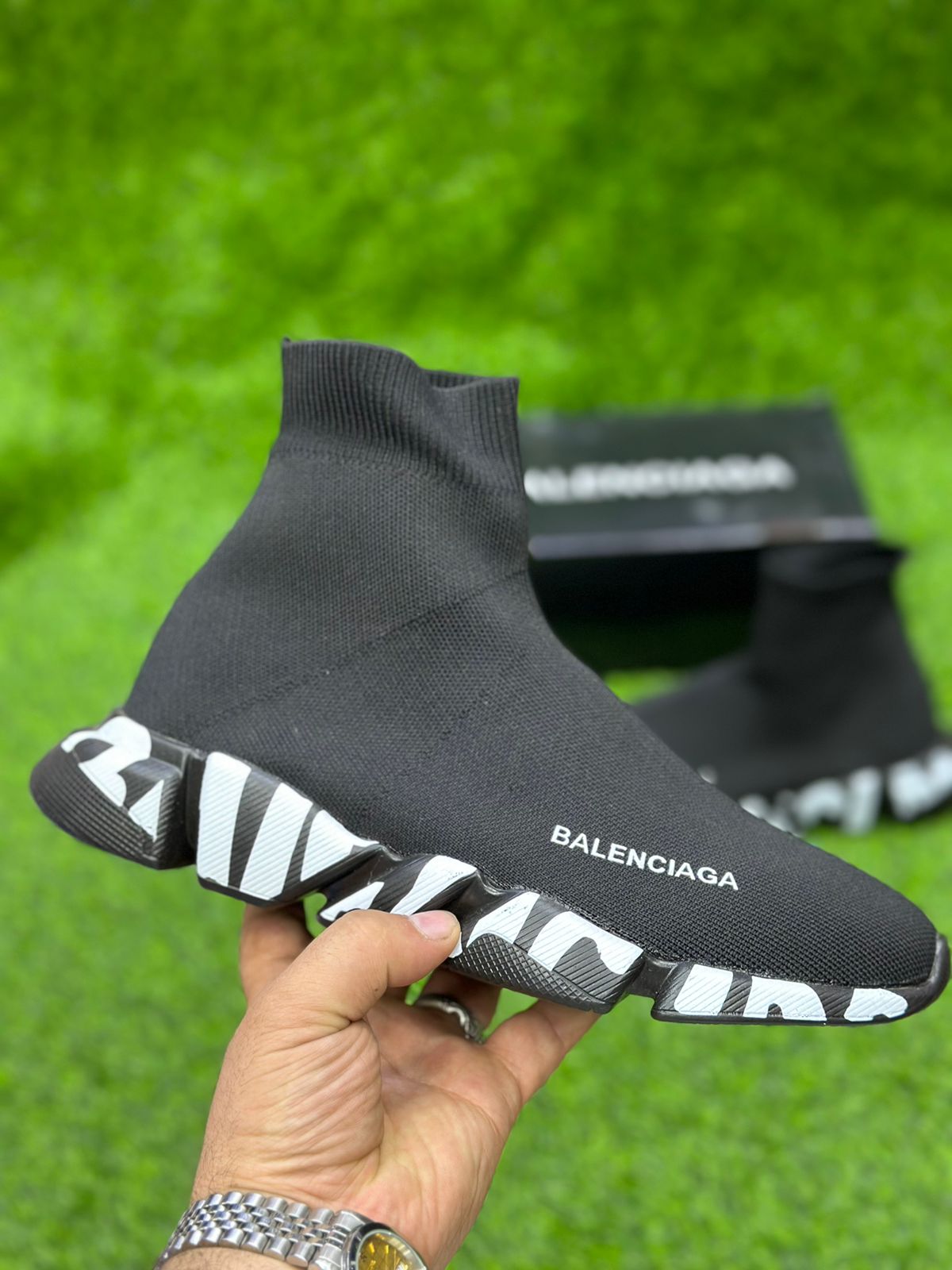 Balenciaga - Black with Panda Bottom