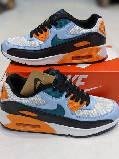 NKE Air Max 90 - White Orange