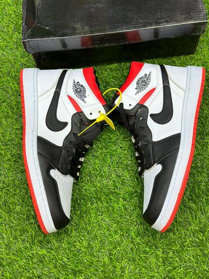 AR JDN 1 - High - Black White With Red