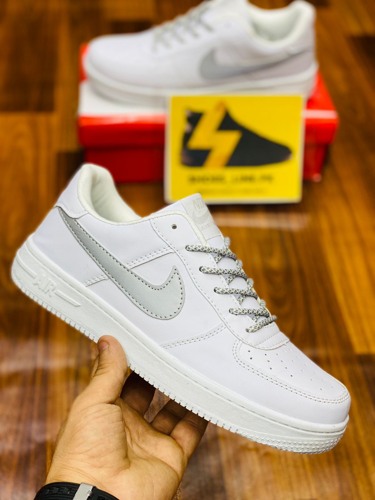 NKE Airforce 1 - White Grey