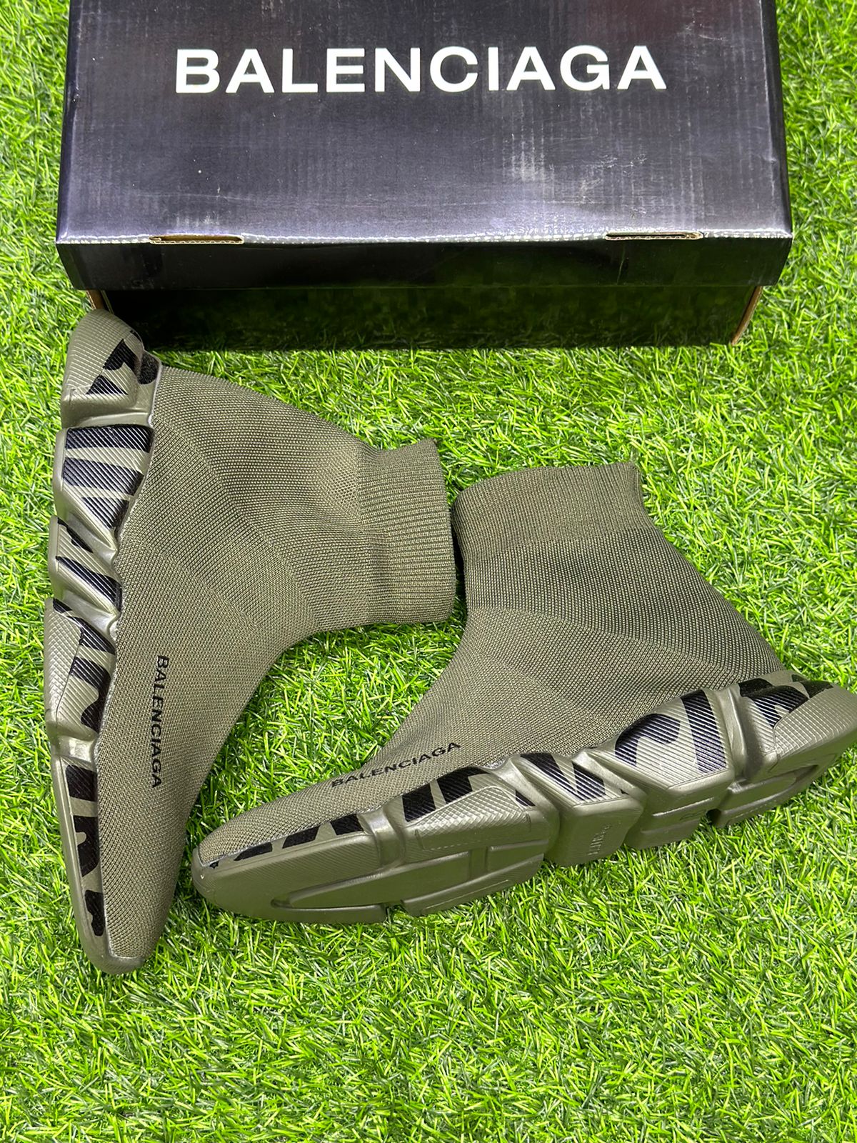 Balenciaga - Olive with Black Green Bottom