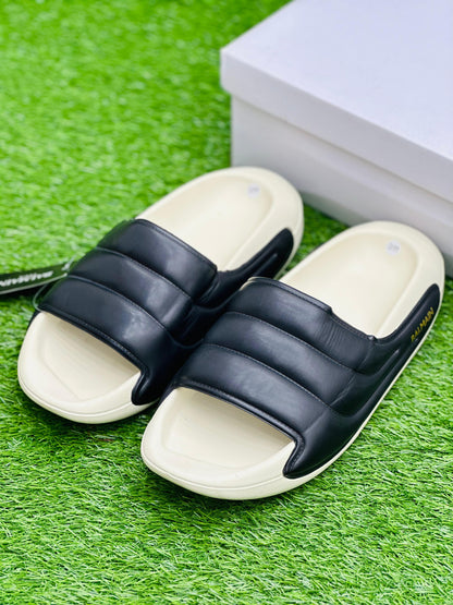 Balmain - Slides - Off White with Black