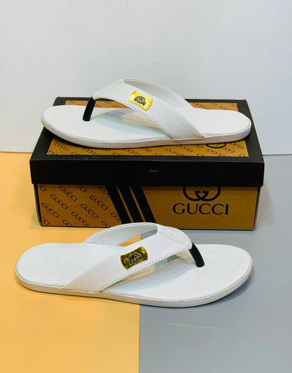 Guccci Medicate - Flip Flop - White