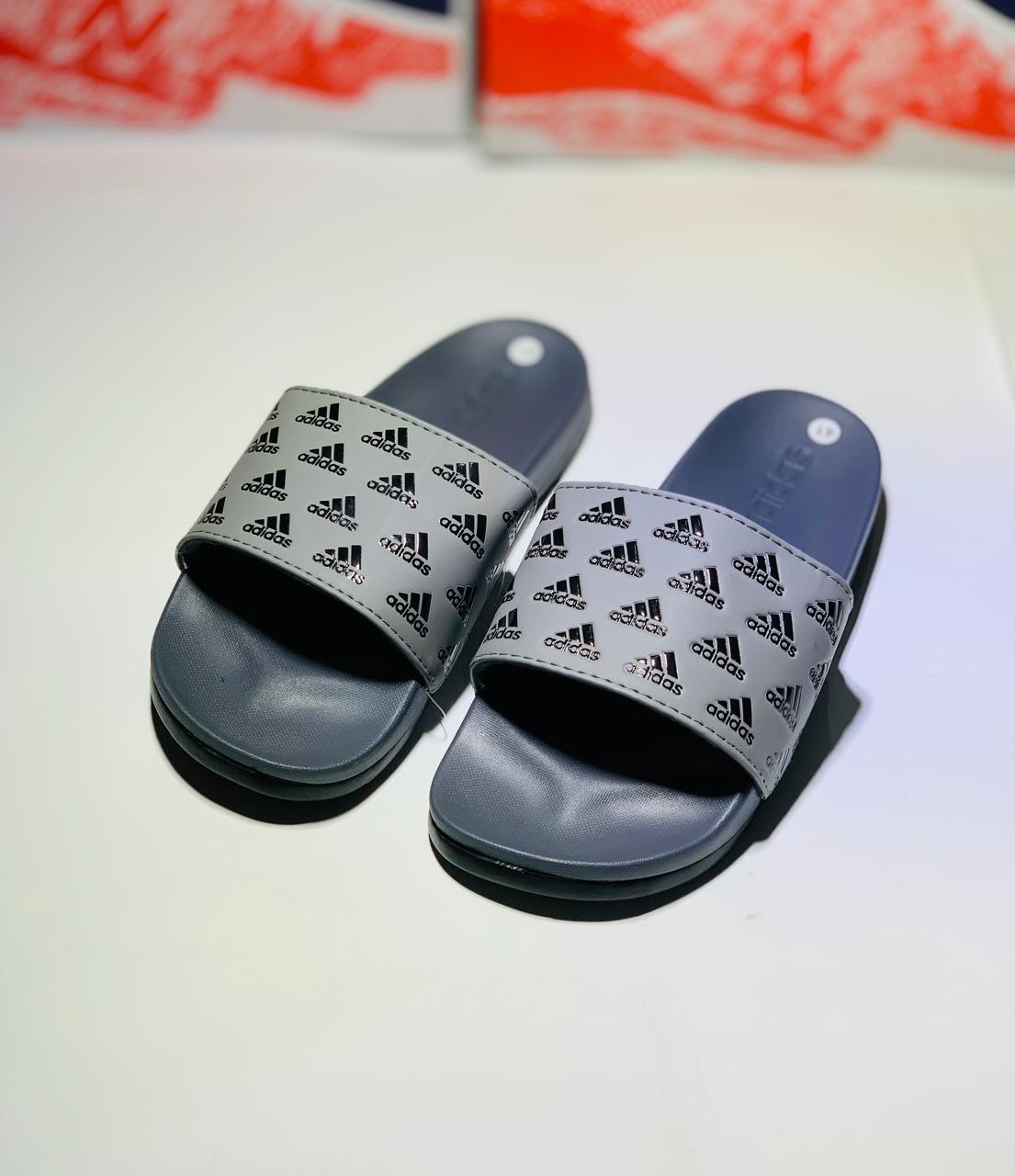 Adid - Slides - D3 - Grey Black