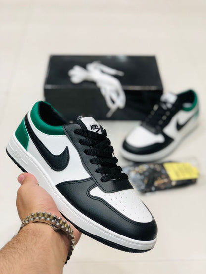 AR JDN 1 Low - Green White with Black