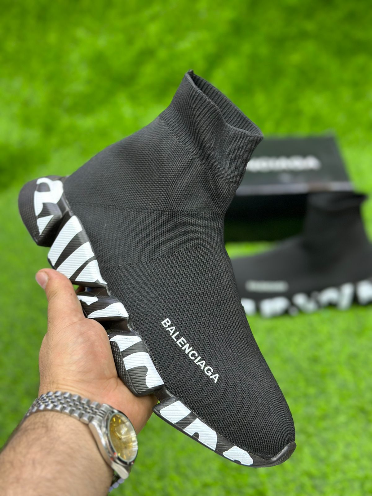 Balenciaga - Black with Panda Bottom