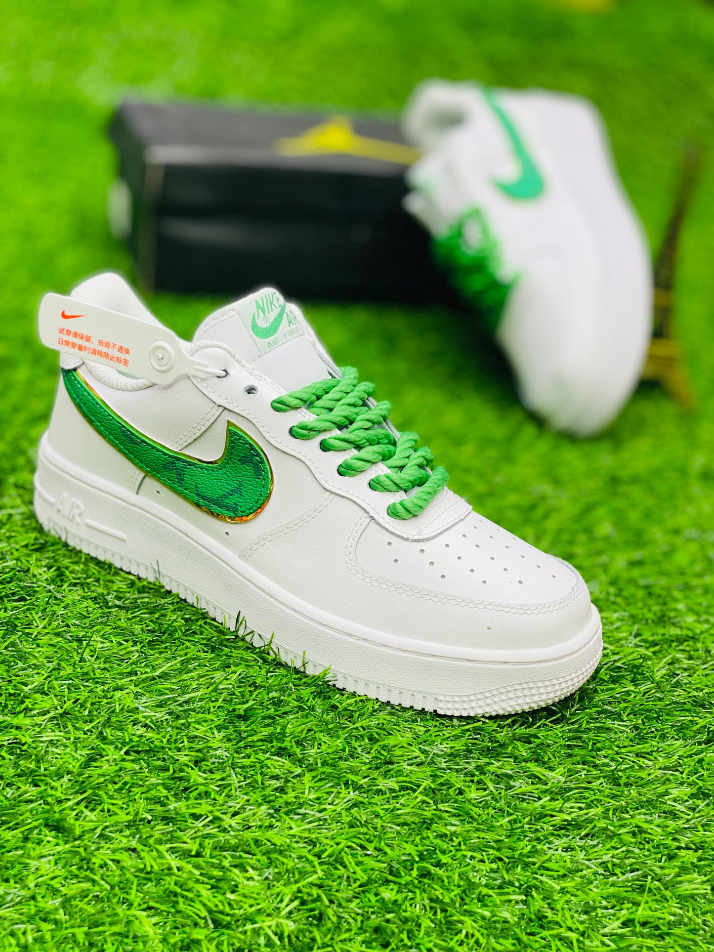 NKE Airforce 1 - White Green