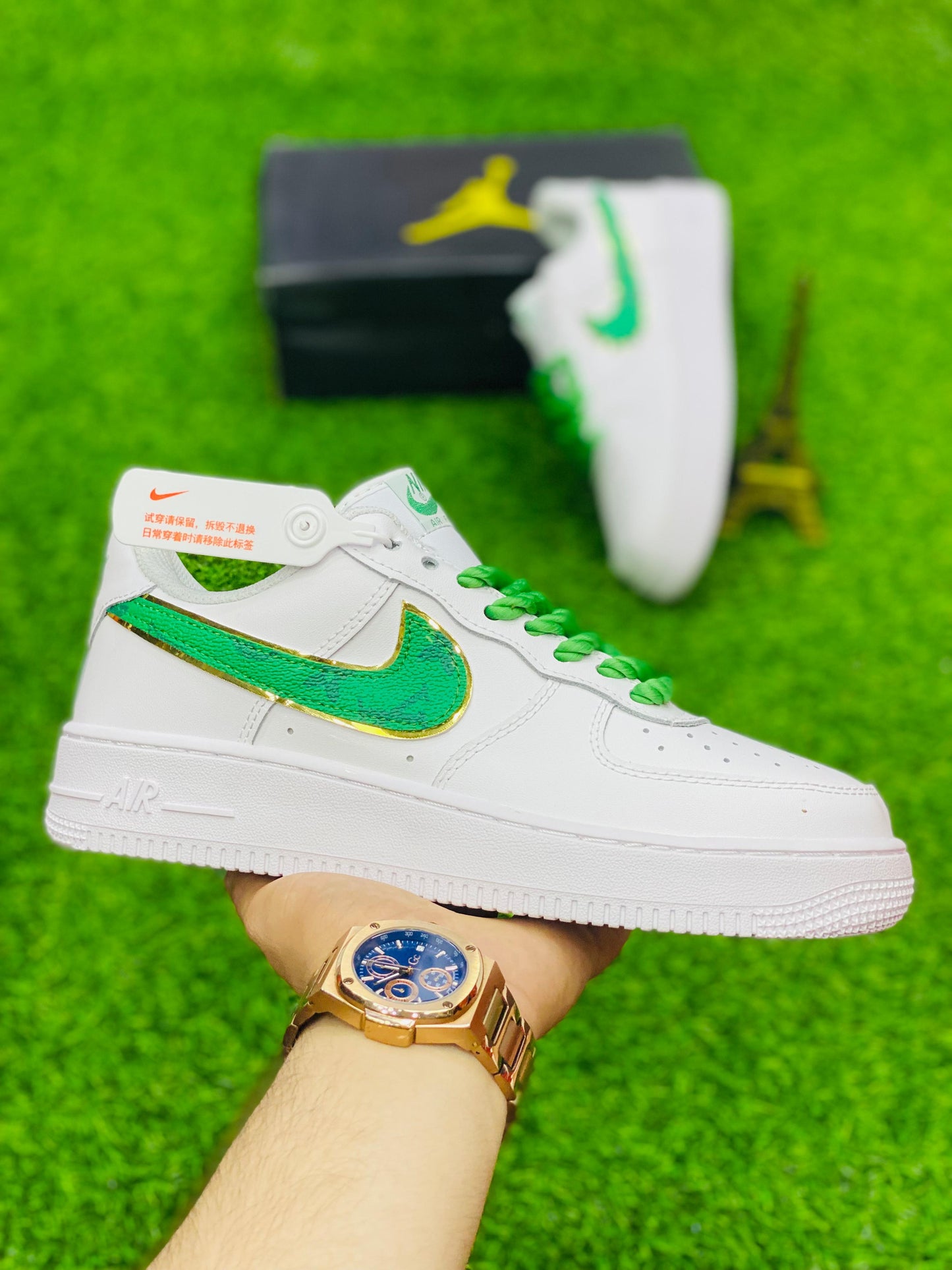 NKE Airforce 1 - White Green