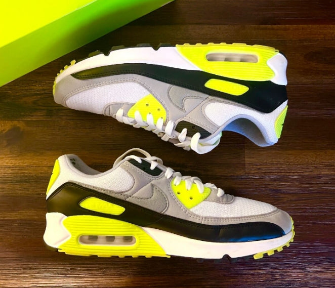 NKE Air Max 90 - White Green (Sale)