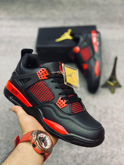 AR JDN 4 - Retro - Red  Black