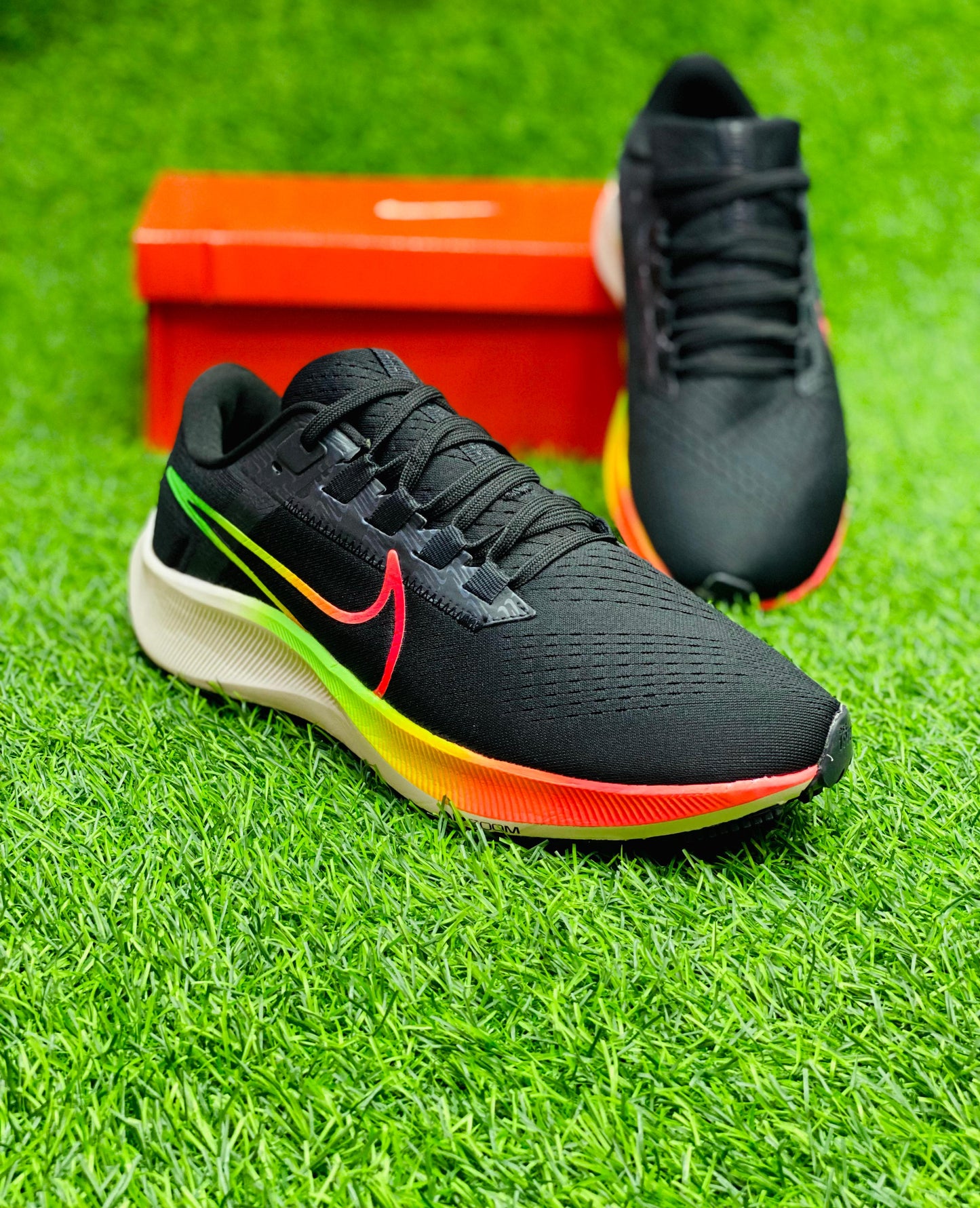 NKE Zoom - Pegasus 38 - Black Orange Volt