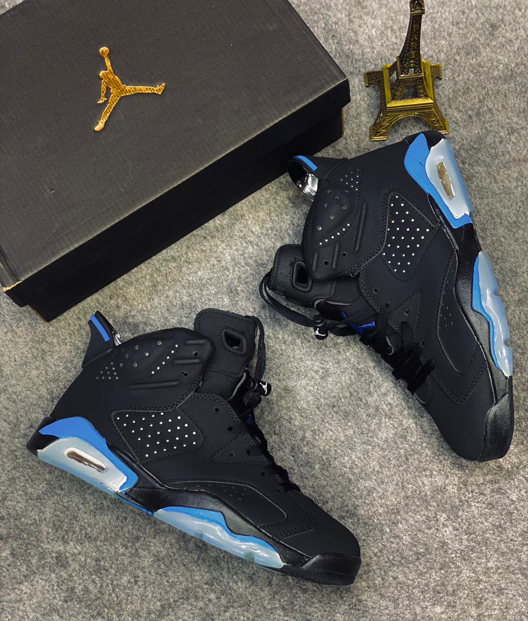 AR JDN 6 Retro Black University Blue (Premium)