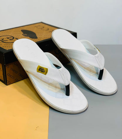 Guccci Medicate - Flip Flop - White