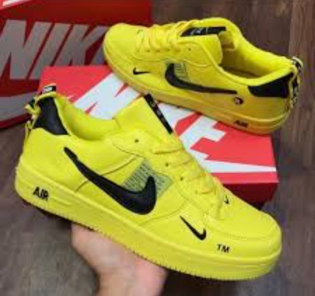 NKE Airforce 1 - Yellow Black