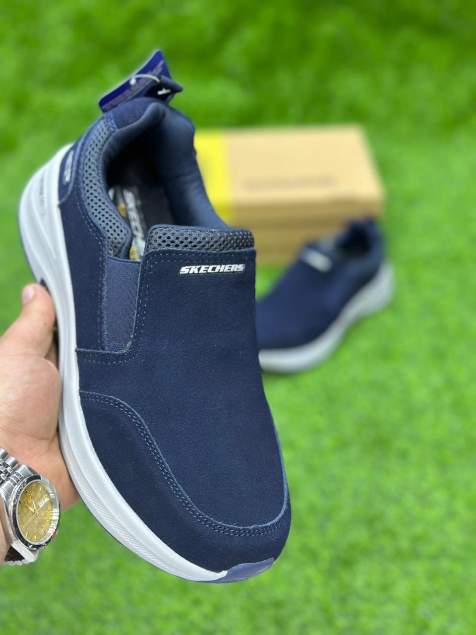 Skecher - Ultra Go Goodyear With Leather - Navy