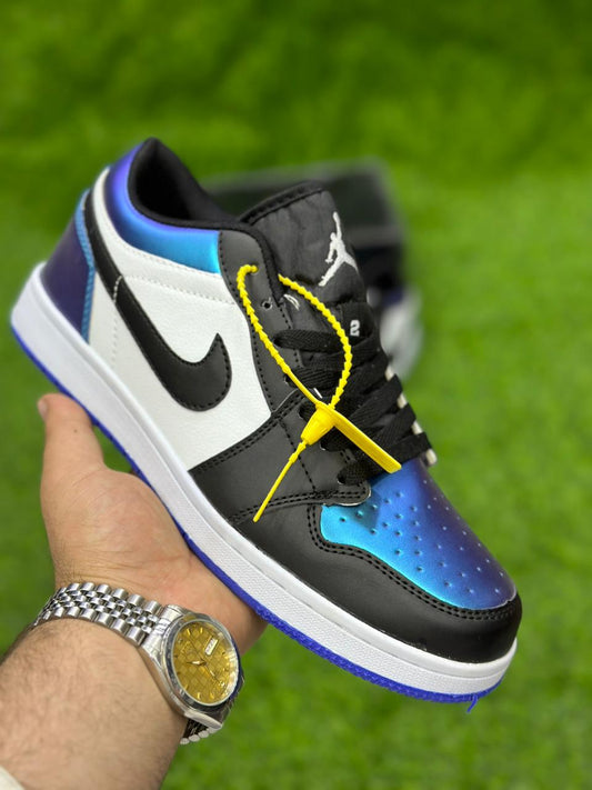 AR JDN 1 Low - Blue with Black White