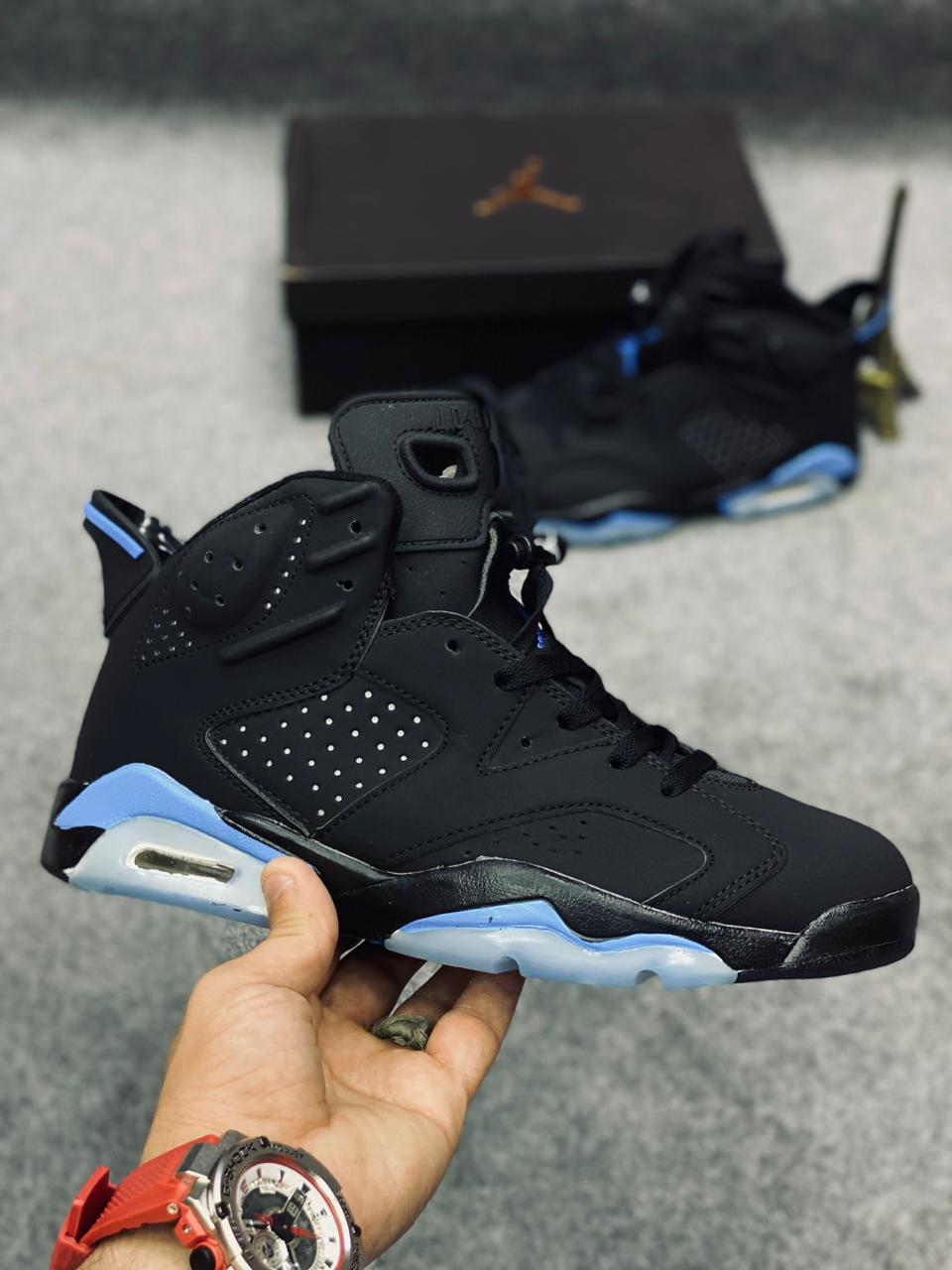 AR JDN 6 Retro Black University Blue (Premium)