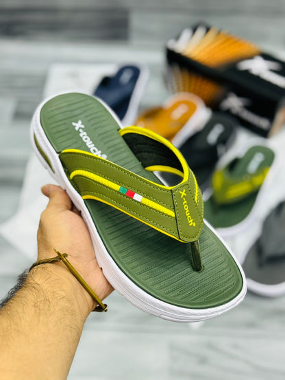 X Touch Slippers - GRW - Army Green