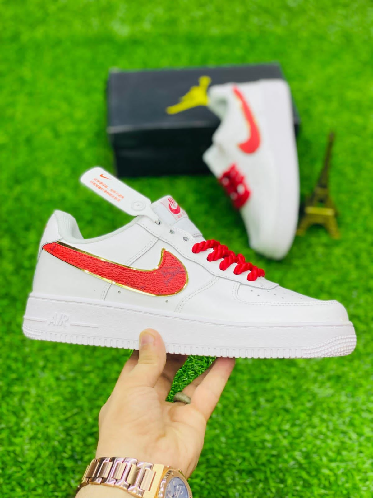 NKE Airforce 1 - White Red