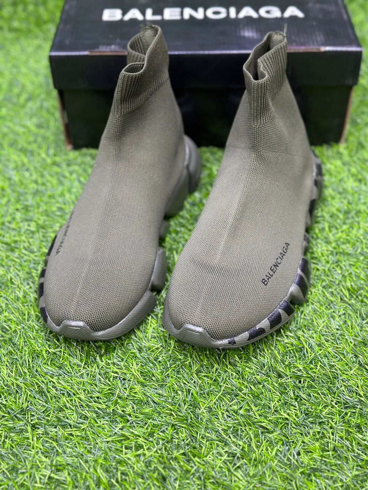 Balenciaga - Olive with Black Green Bottom