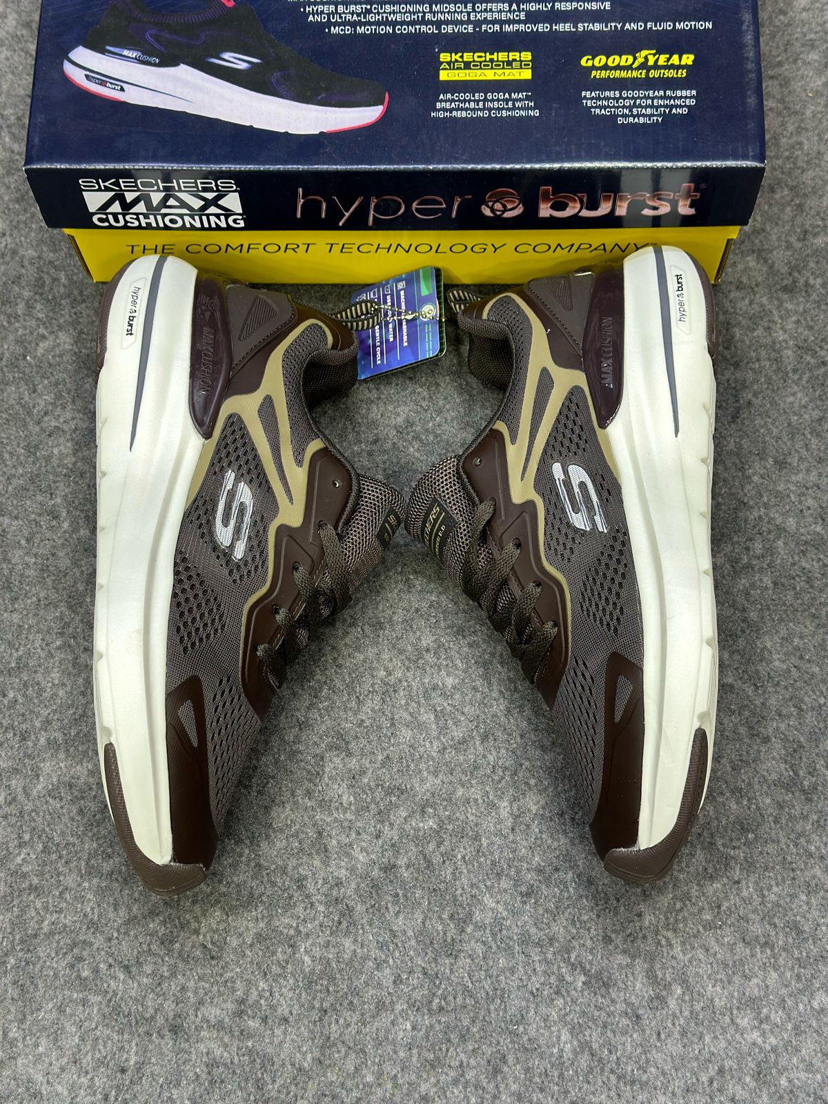 Skechers - Hyper Burst Bunder- Brown White