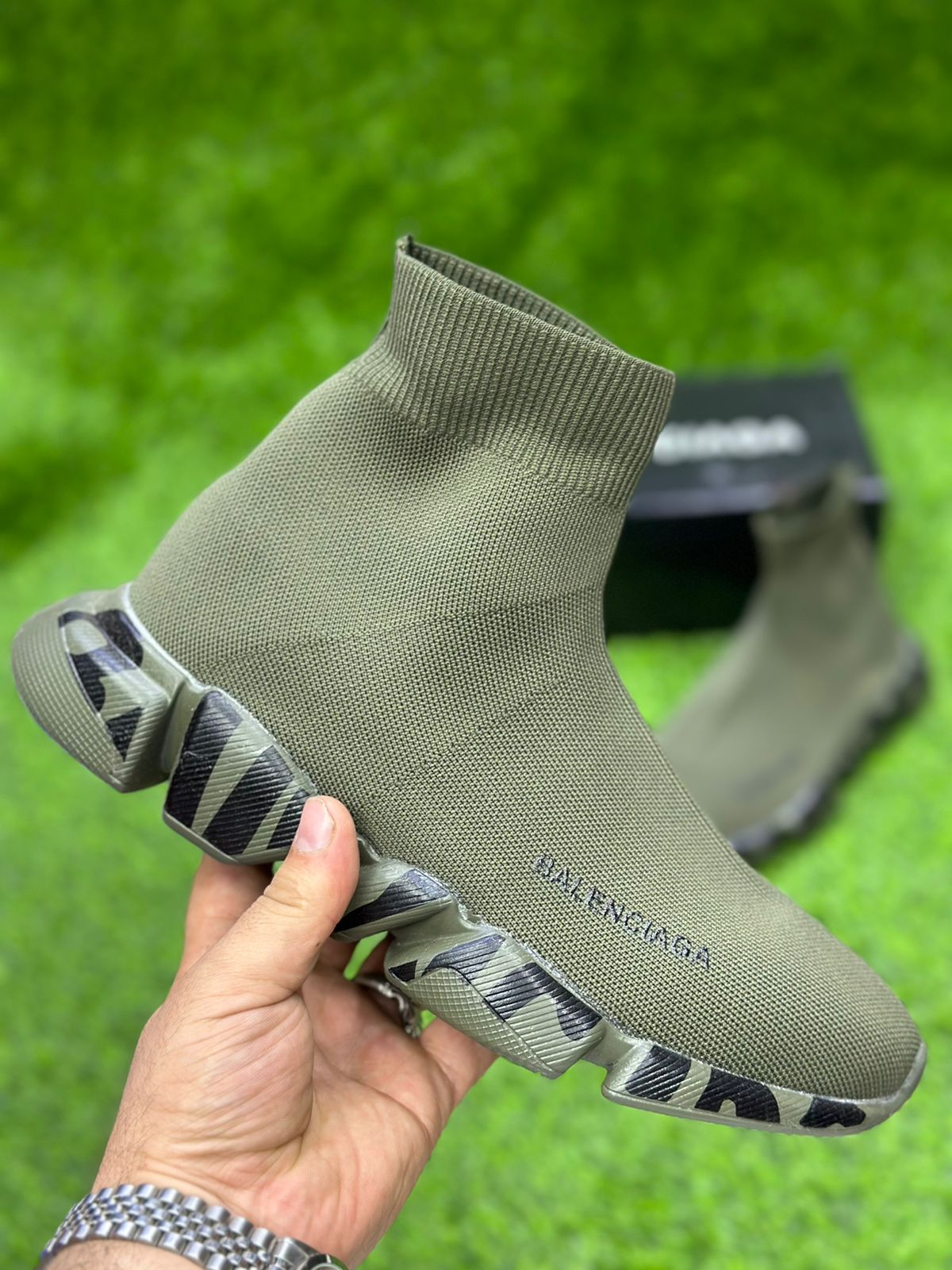 Balenciaga - Olive with Black Green Bottom