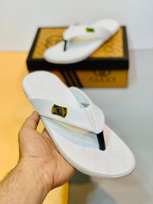 Guccci Medicate - Flip Flop - White