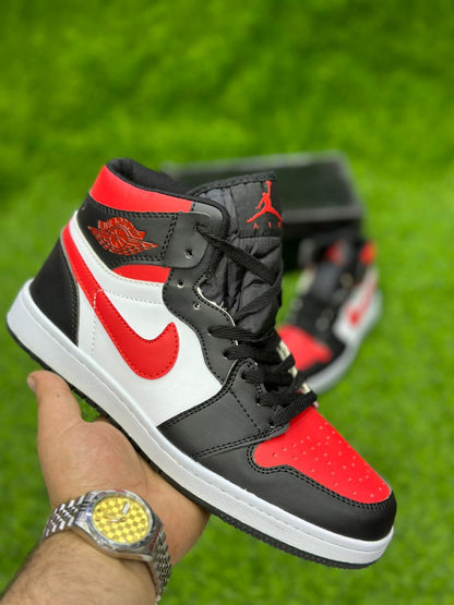 AR JDN 1 - High - Black With Red White