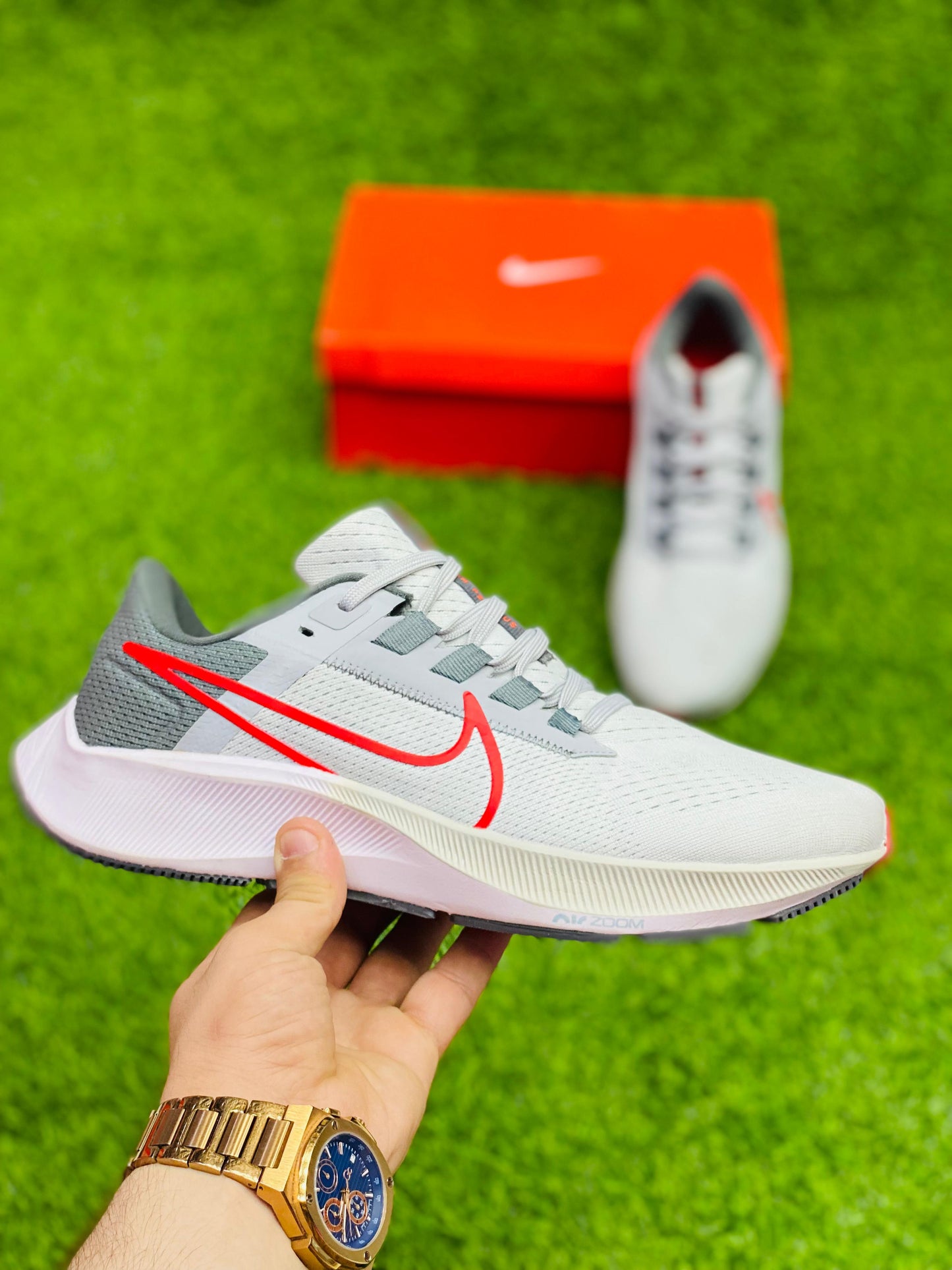 NKE Zoom - Pegasus 38 - Wolf Grey