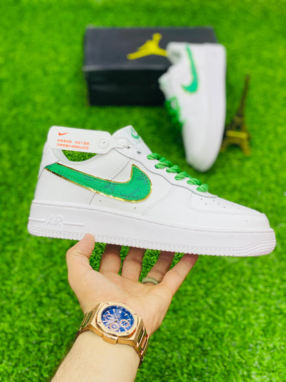 NKE Airforce 1 - White Green