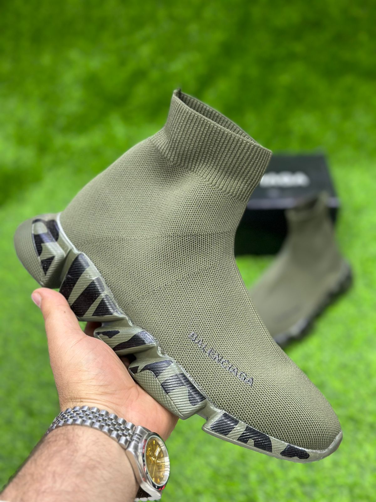 Balenciaga - Olive with Black Green Bottom