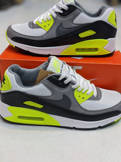 NKE Air Max 90 - White Green (Sale)