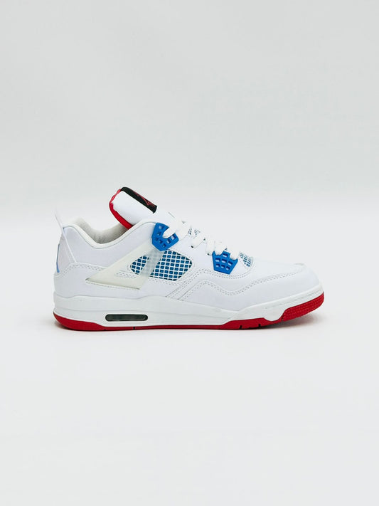 AR JDN  4 - Retro - White with Blue Red