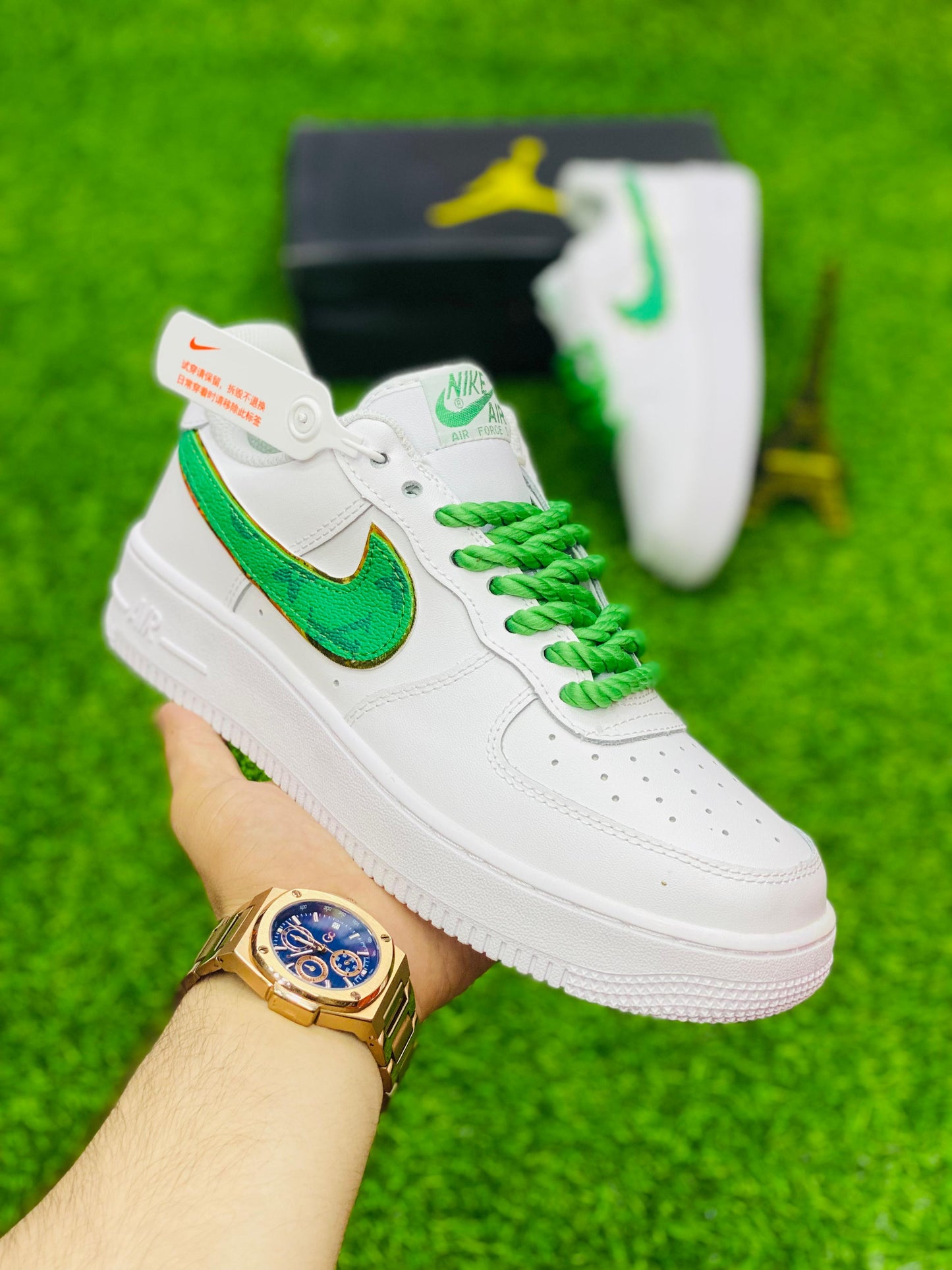 NKE Airforce 1 - White Green