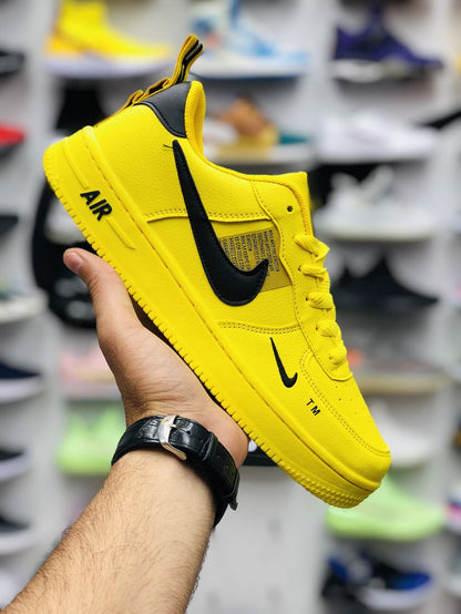 NKE Airforce 1 - Yellow Black