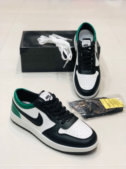 AR JDN 1 Low - Green White with Black