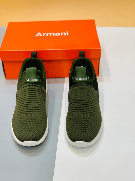 Armni - Casual Sneakers - Olive