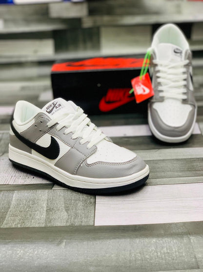 NKE Airforce 1 - Grey White with Black Tick