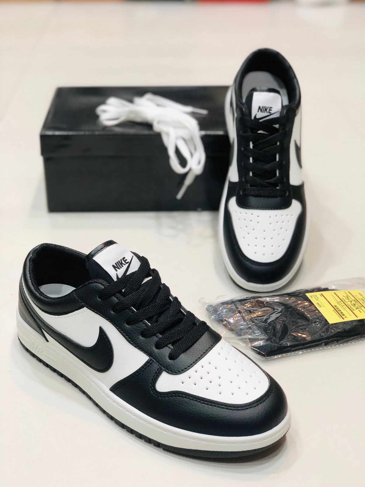 AR JDN 1 Low - White with Black