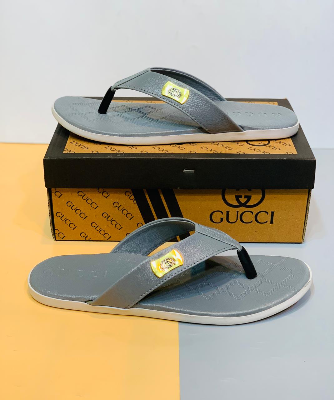 Guccci Medicate - Flip Flop - Grey