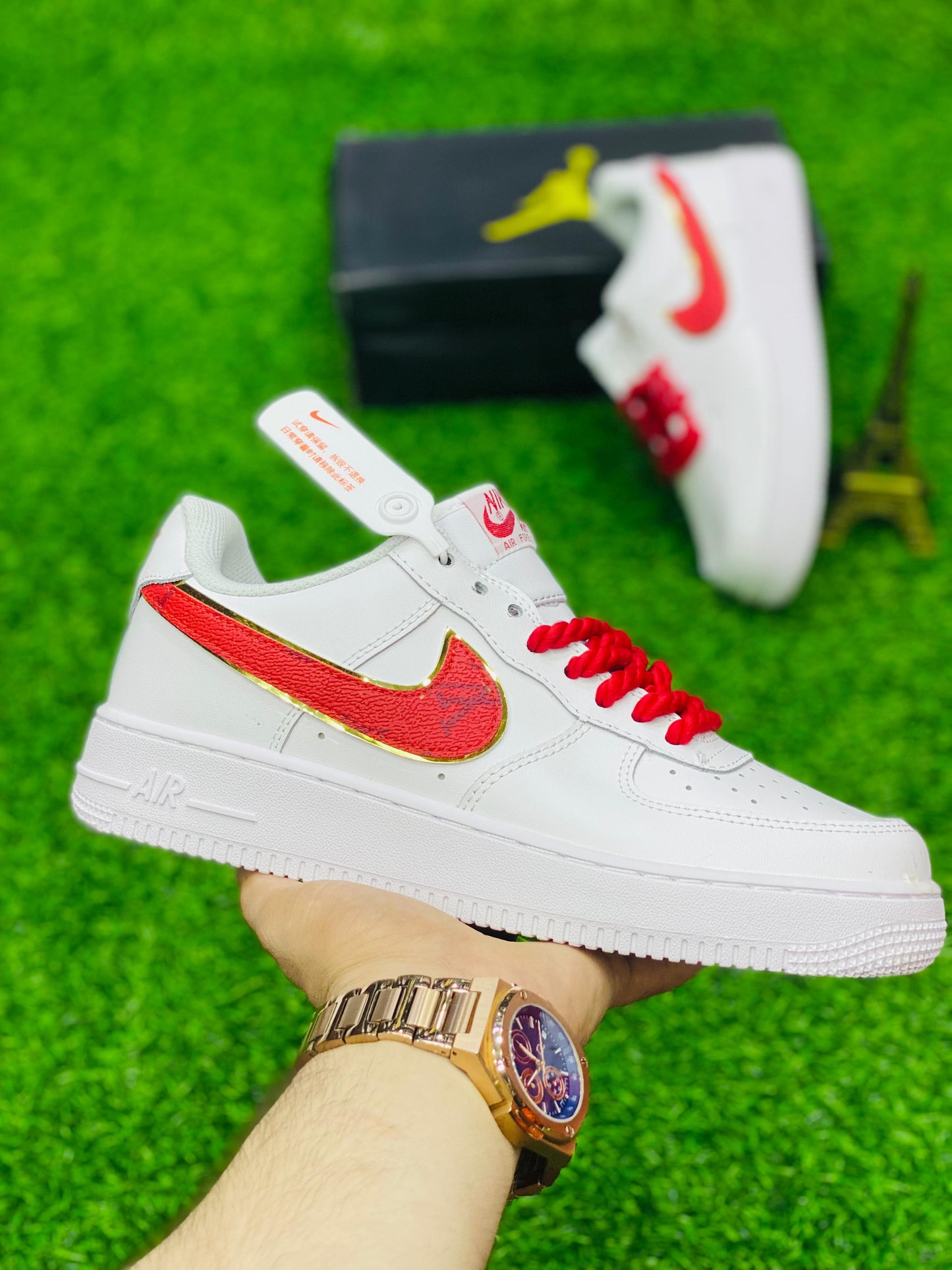 NKE Airforce 1 - White Red