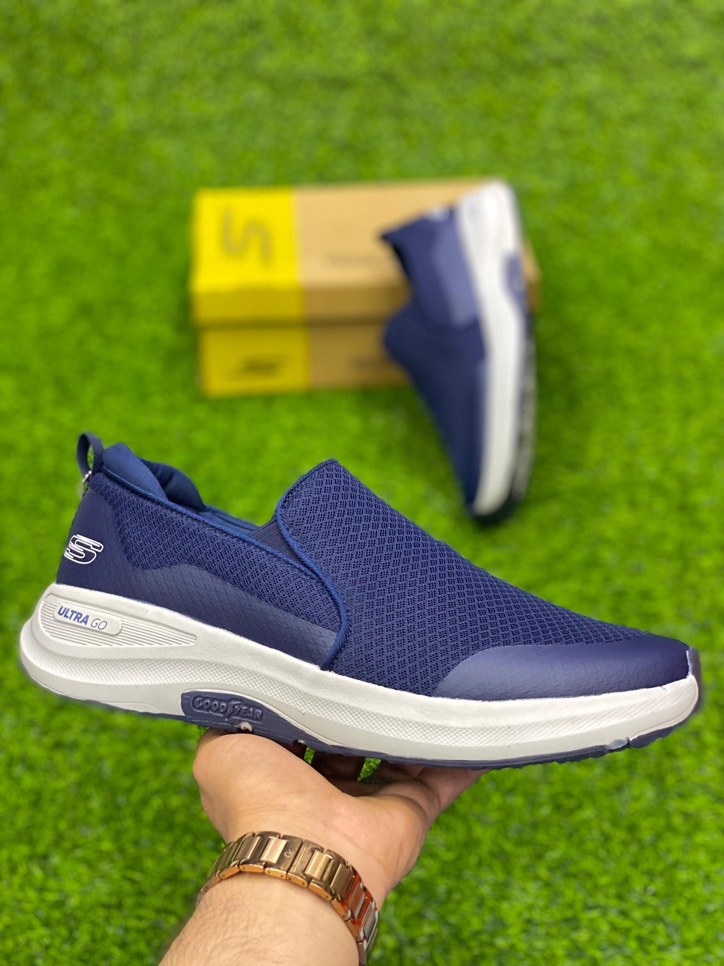 Skechers - Ultra Go-Goodyear - Blue White 2.0