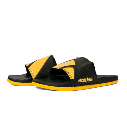 Adid Adilette - Trefoil - Black Yellow