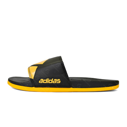 Adid Adilette - Trefoil - Black Yellow